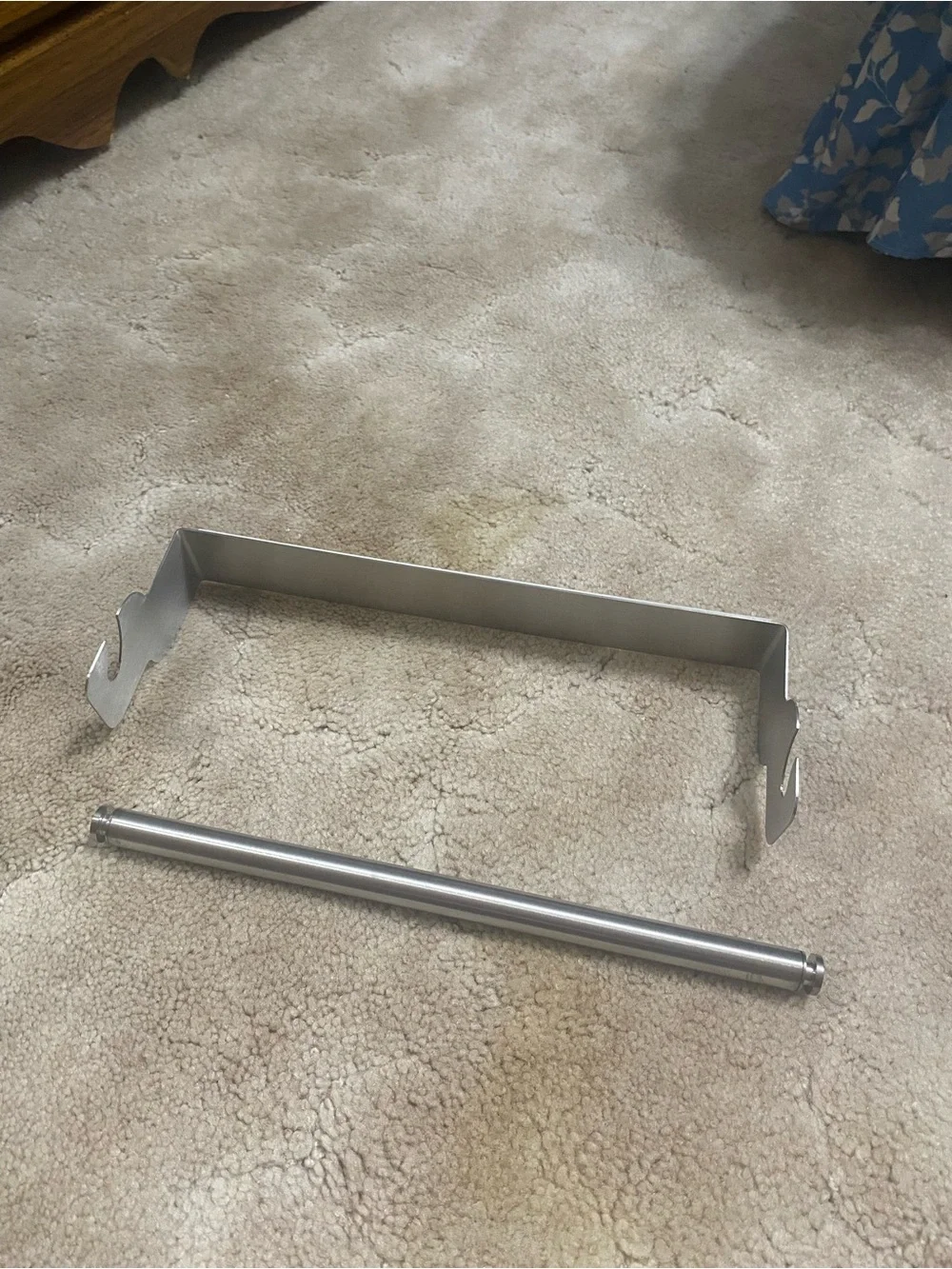 Stainless Steel self adhesive Wall-Mount Paper Towel Holder - Silver
